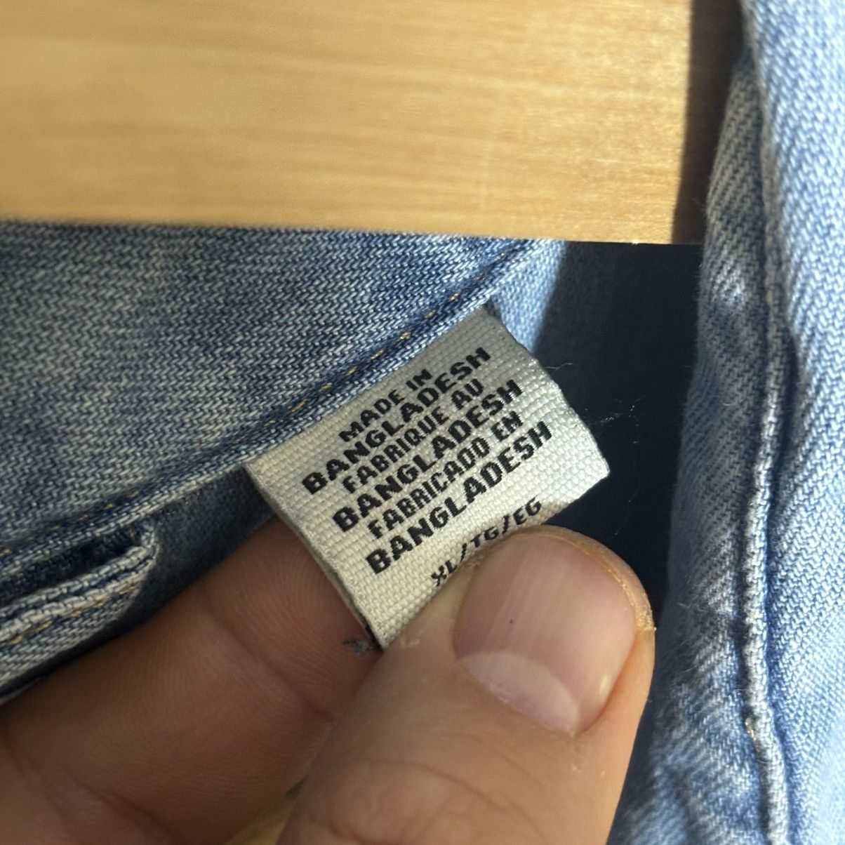 Levi's Levis vintage denim shirt button up xl blue streetwear Size US XL / EU 56 / 4 - 6 Thumbnail