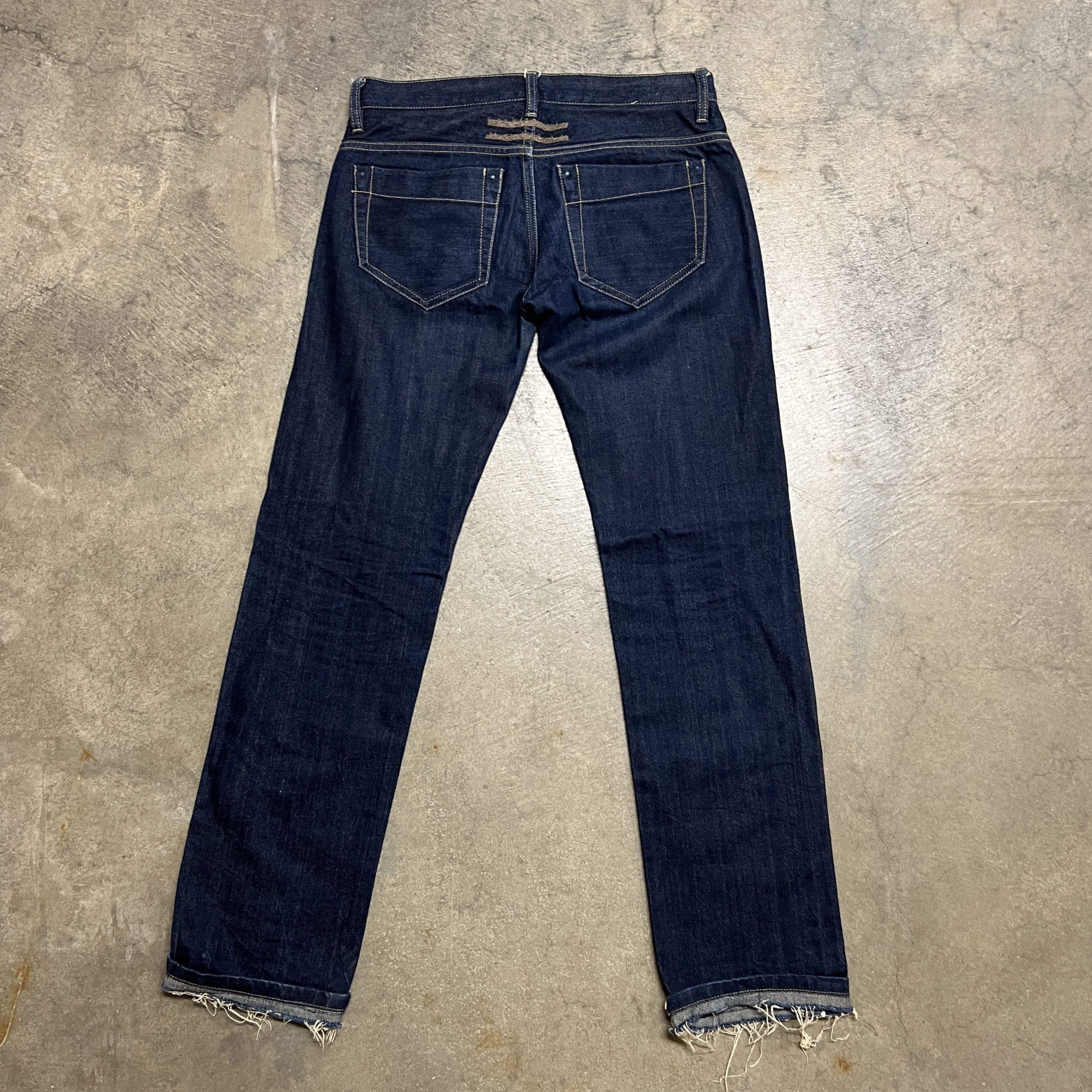 Rick Owens Rick Owens Early 2003/2004 Blue Denim Size US 28 / EU 44 - 2 Thumbnail