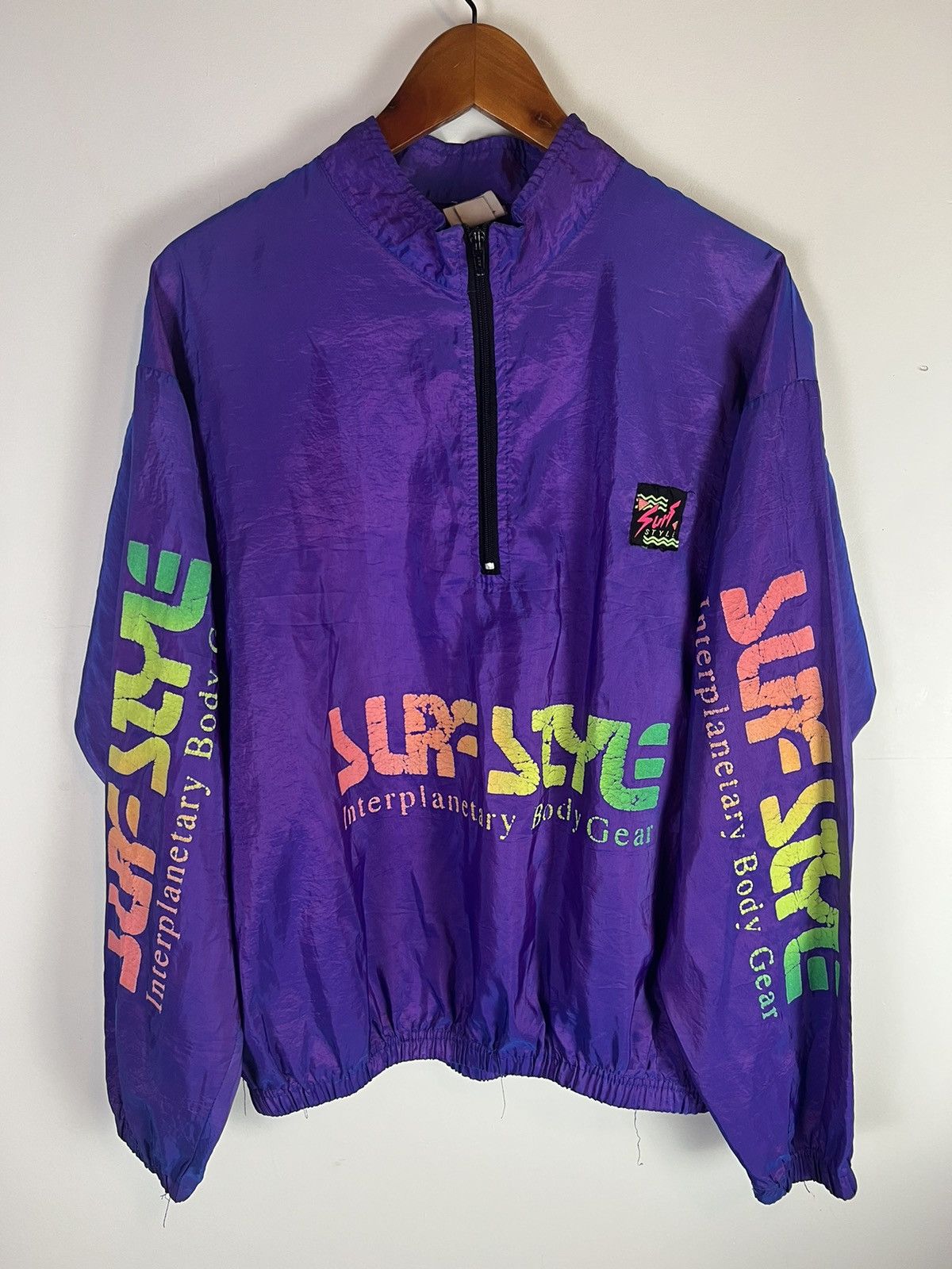Vintage Vintage Surf Style Windbreaker Jacket Size US L / EU 52-54 / 3 - 1 Thumbnail