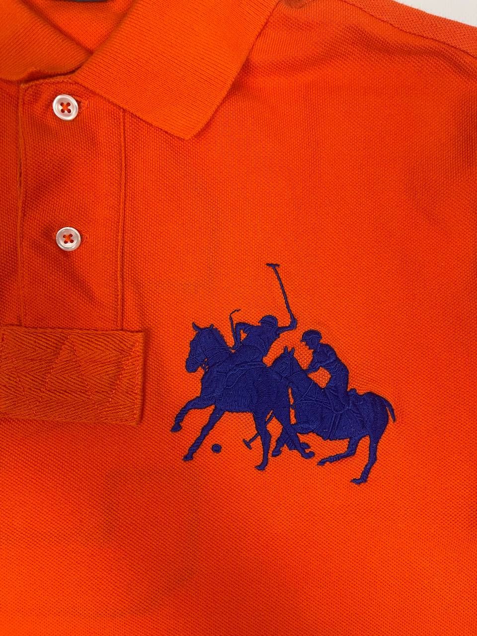 Polo Ralph Lauren × Ralph Lauren × Ralph Lauren Blue Label Ralph Lauren Chief Keef style Legit Big Pony Polo Shirt Size US M / EU 48-50 / 2 - 2 Thumbnail