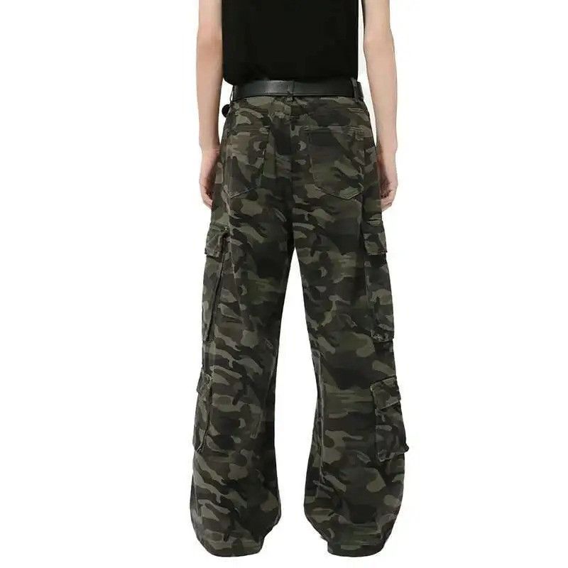 Jean Streetwear Camouflage Multi-Pockets Baggy Jeans Size US 32 / EU 48 - 4 Thumbnail