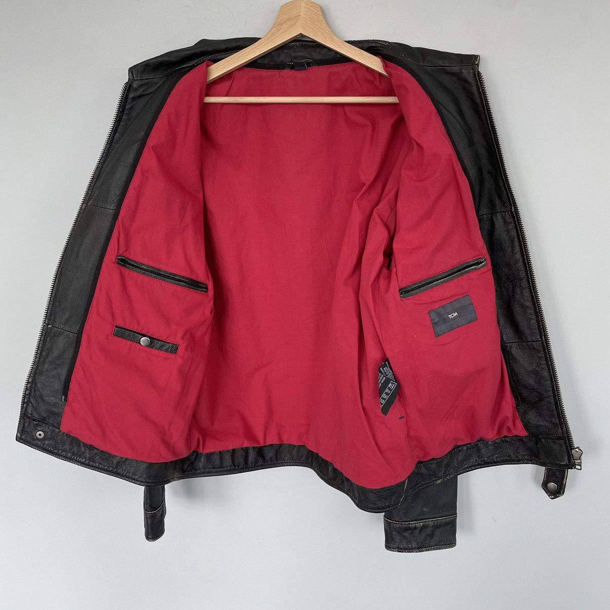 Genuine Leather 🔥RARE🔥Vintage distressed leather jacket y2k Size US M / EU 48-50 / 2 - 7 Thumbnail