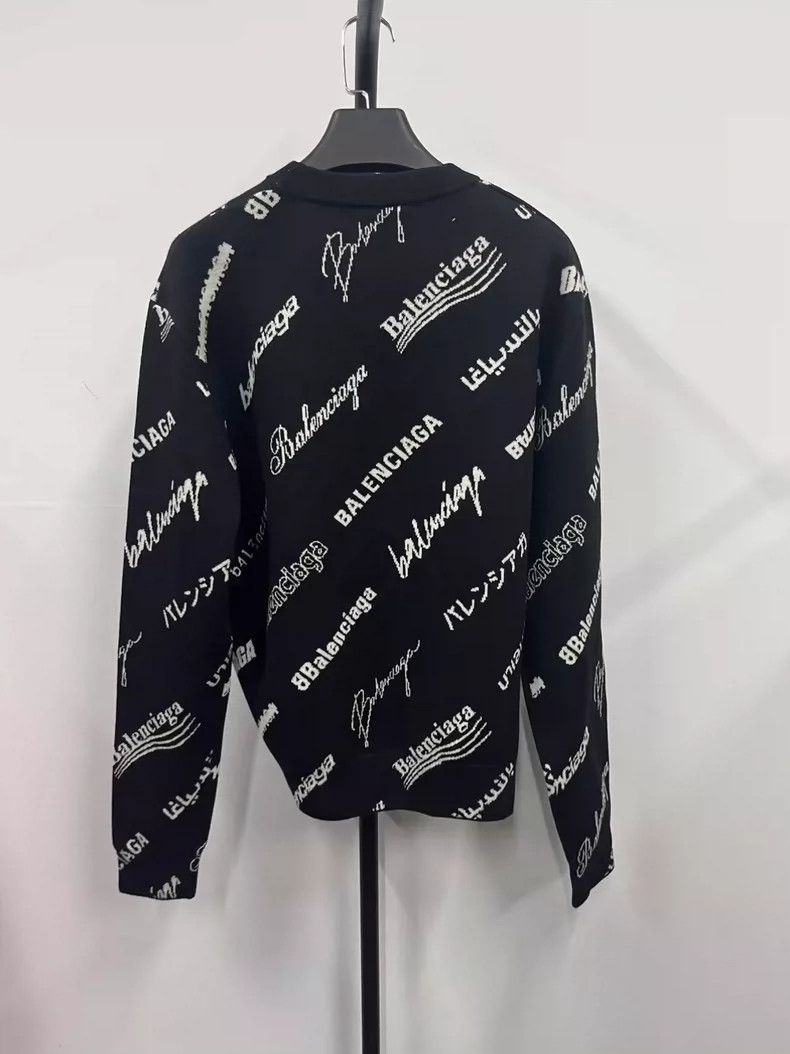 Balenciaga Balenciaga Logo monogrammed crewneck pullover Size S / US 4 / IT 40 - 2 Thumbnail