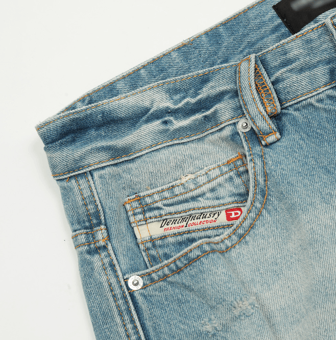 Japanese Brand Men's retro loose wide-leg ripped straight jeans y2k Size US 32 / EU 48 - 3 Thumbnail