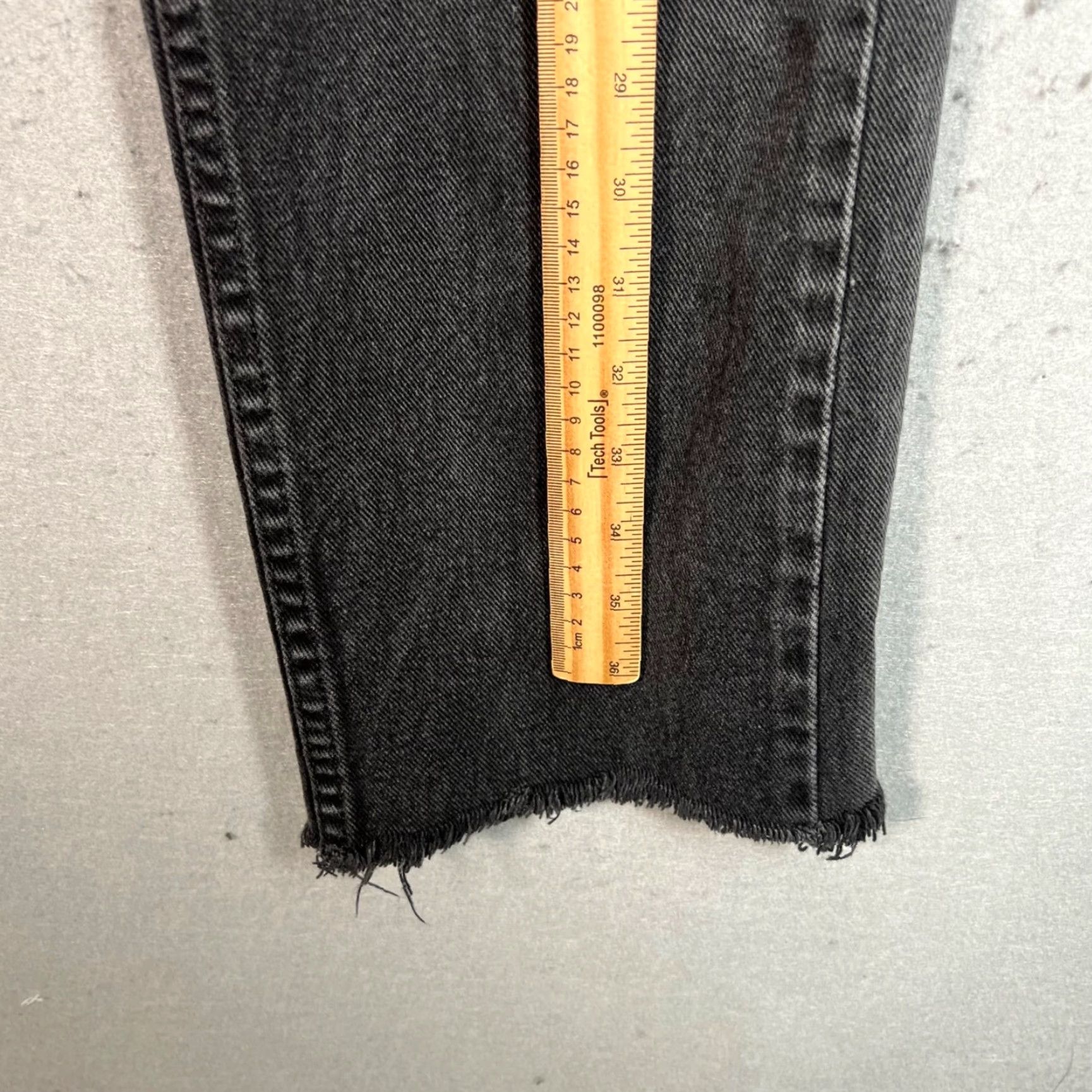 Lee Lee Jeans Black Regular Fit 31x32 100% Cotton Denim Straight Mens Vintage Cotton Denim Lee Regular Fit Black Jeans 31x32 Mens Size US 31 - 6 Thumbnail