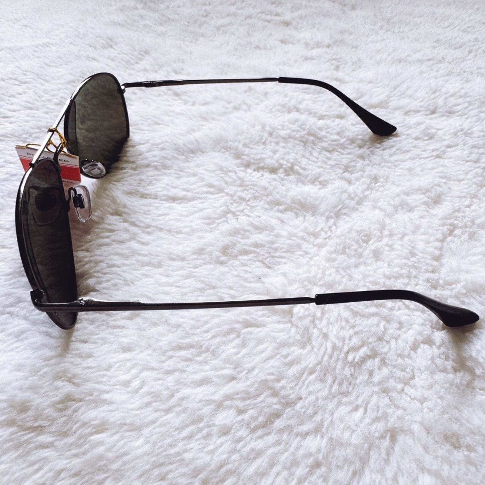 Other Zane Black w/ Blue Lense Polarized Mirrored Sunglasses Size ONE SIZE - 10 Thumbnail