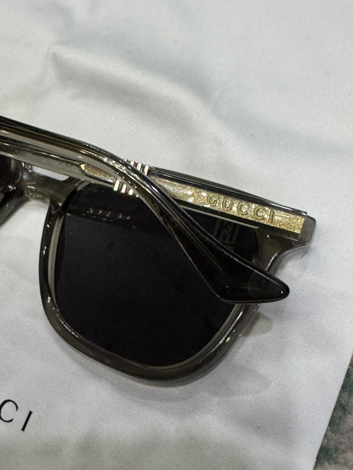 Gucci GUCCI GG1493S RECTANGLE SUNGLASSES Size ONE SIZE - 8 Thumbnail