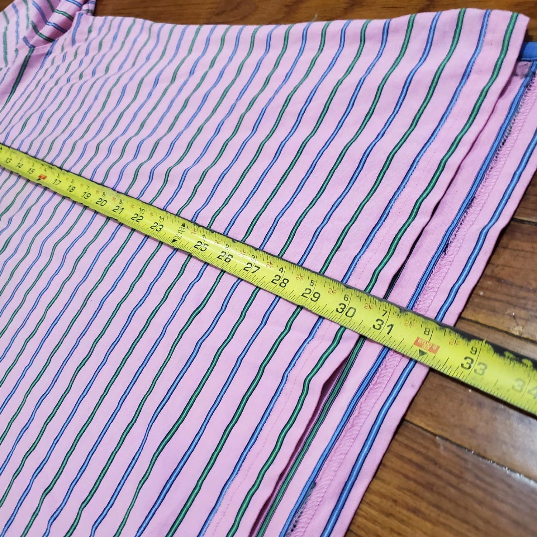 Vintage Fairway & Greene Polo Shirt Mens XL Pink Striped Doral Golf Pureformance Top Size US XL / EU 56 / 4 - 7 Thumbnail