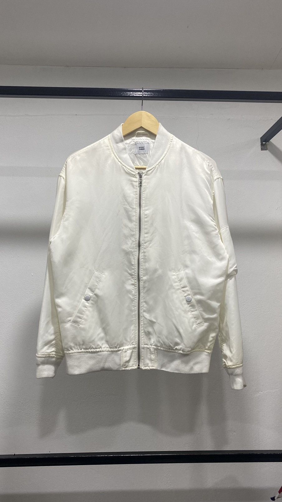 Japanese Brand × Vintage Browny Casual Bomber Jacket 90s Size US S / EU 44-46 / 1 - 1 Thumbnail