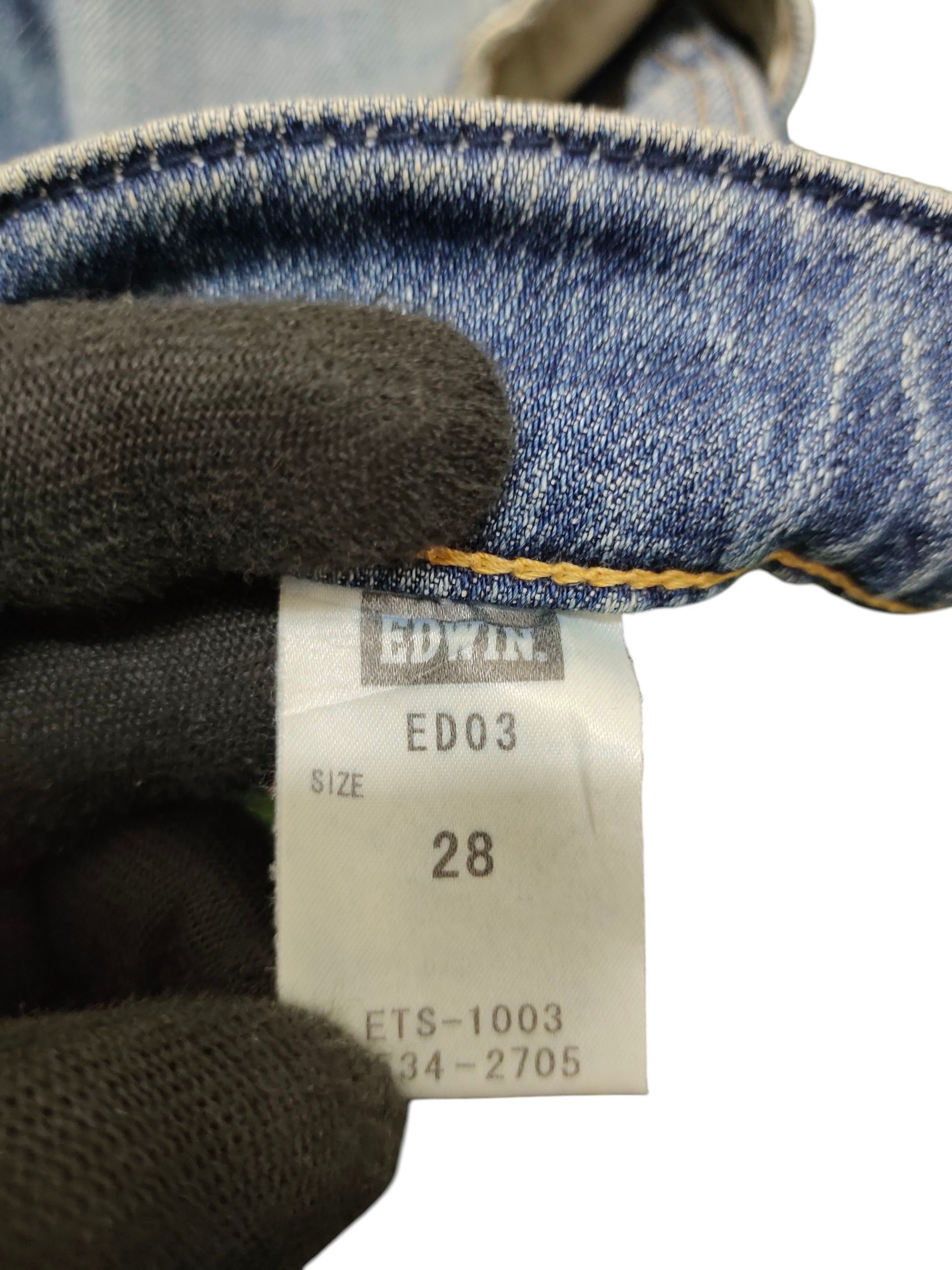 Undercover Edwin ED03 Scab Boro Stitching Distress Denim Jeans Size US 29 - 12 Thumbnail