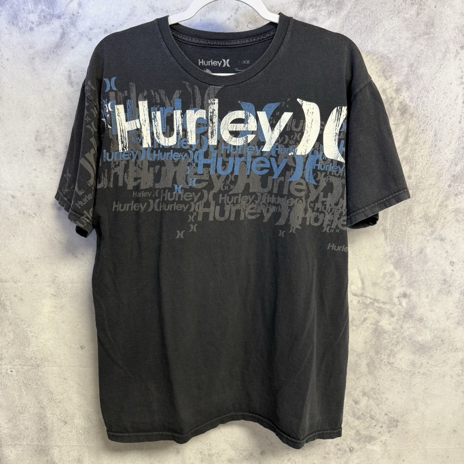 Hurley Hurley T Shirt Mens Large 21.5x27.5 Surf Skate Y2K Style Size US L / EU 52-54 / 3 - 1 Thumbnail