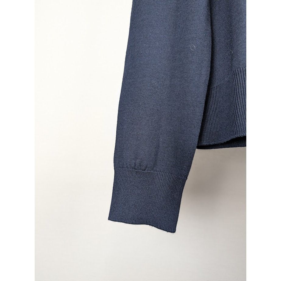 Bottega Veneta o1rshd1 Wool Turtleneck in Blue Size US L / EU 52-54 / 3 - 8 Thumbnail