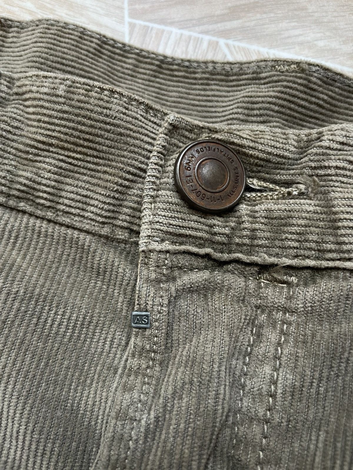 Allsaints Streetwear All Saints Spitalfields Jacks Place Velvet Pants Size US 32 / EU 48 - 6 Thumbnail