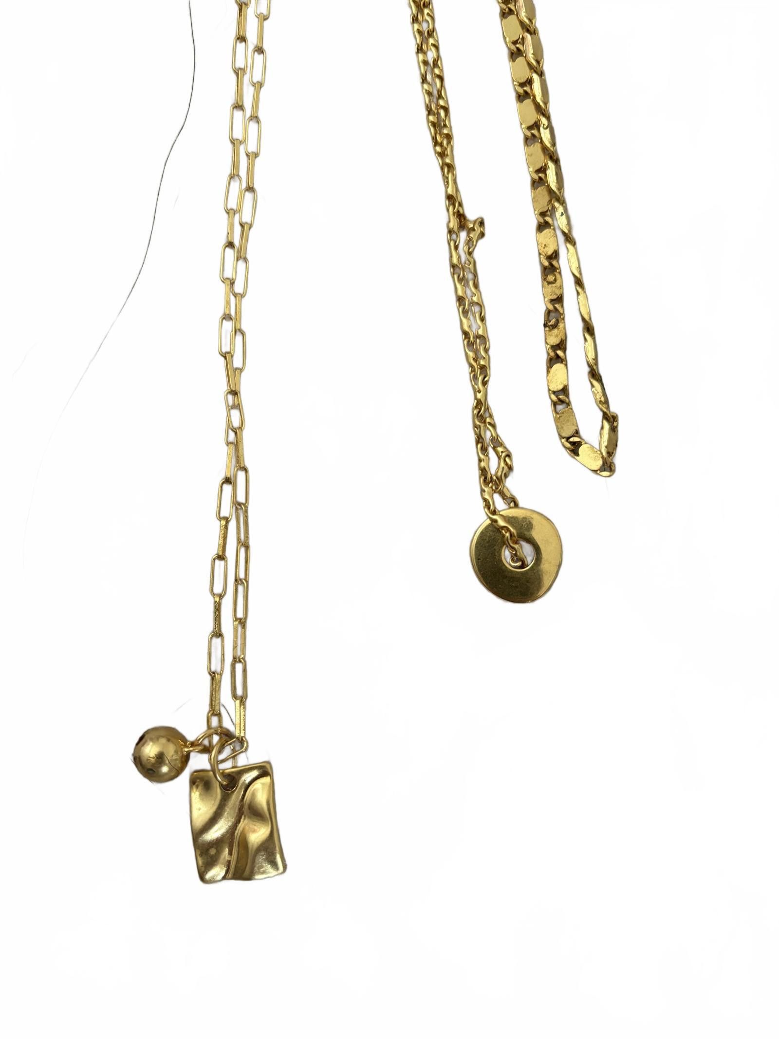 Madewell NWT Madewell Chic Layered 3 Gold Chain Necklace Size ONE SIZE - 2 Thumbnail