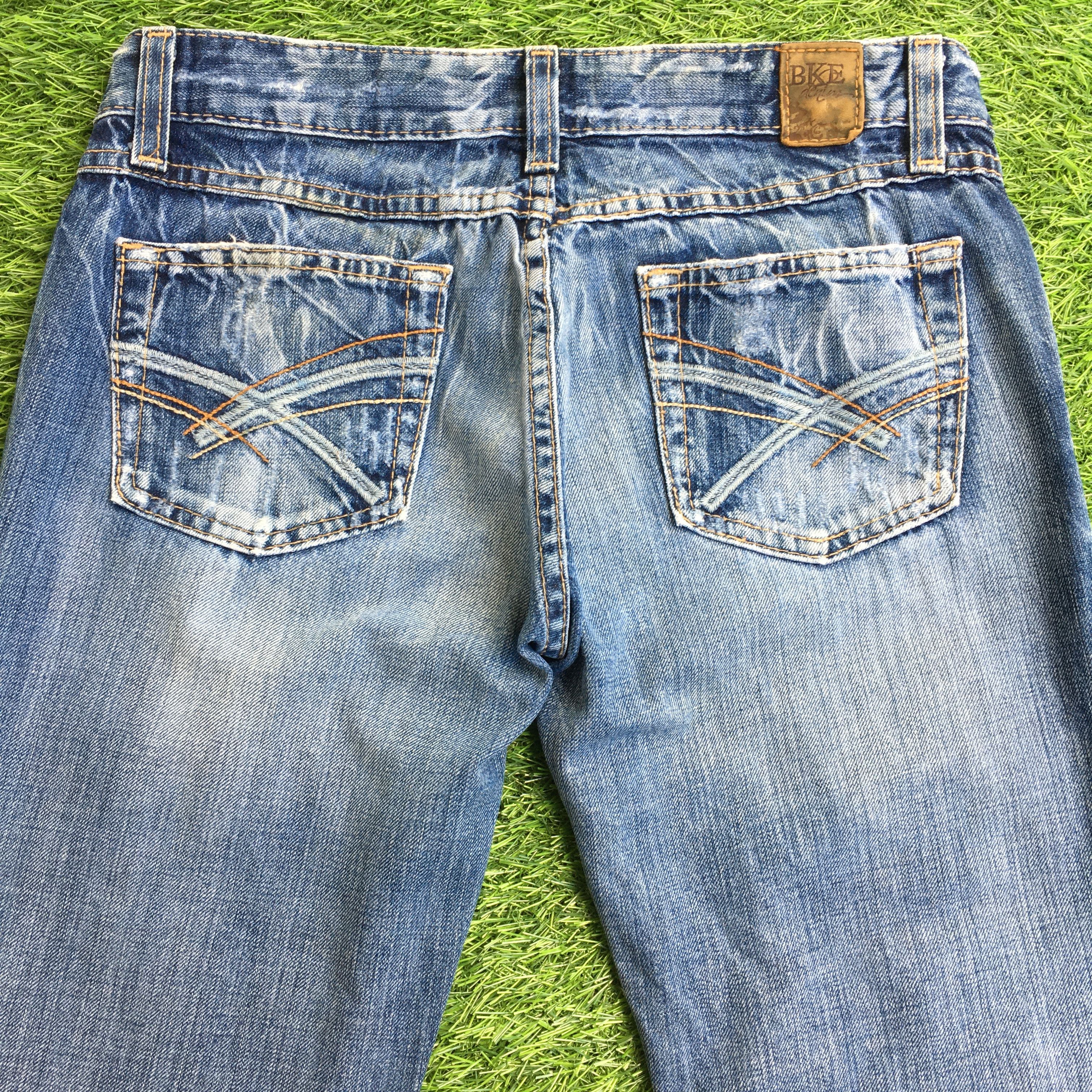Designer BKE Denim Bootcut Jeans D-1088 Size 27" / US 4 / IT 40 - 4 Thumbnail