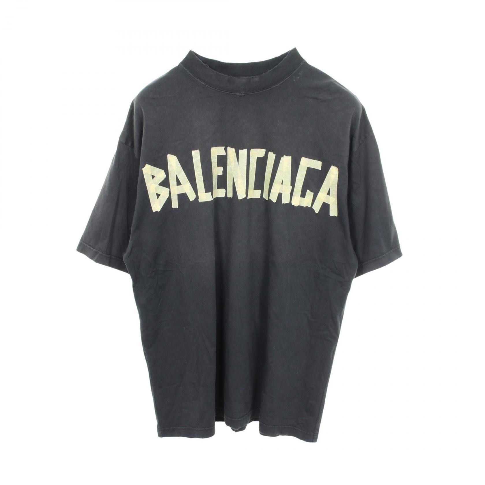 Balenciaga Balenciaga Balenciaga TAPE TYPE Cotton T shirt Textile T-Shirts 739784 DUTY FREE for USA Size ONE SIZE - 1 Thumbnail
