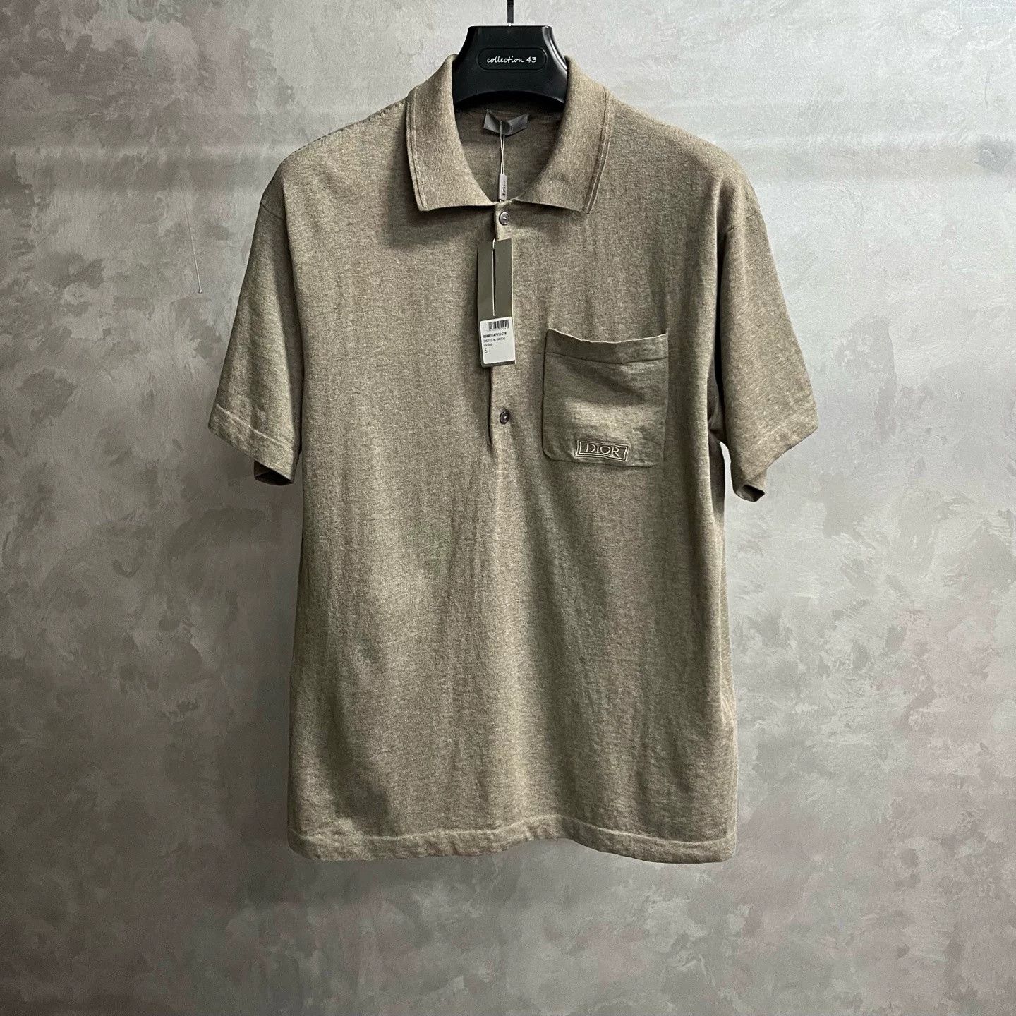 Dior Dior 25 Beige Embroidered Knit Polo Size US S / EU 44-46 / 1 - 1 Preview