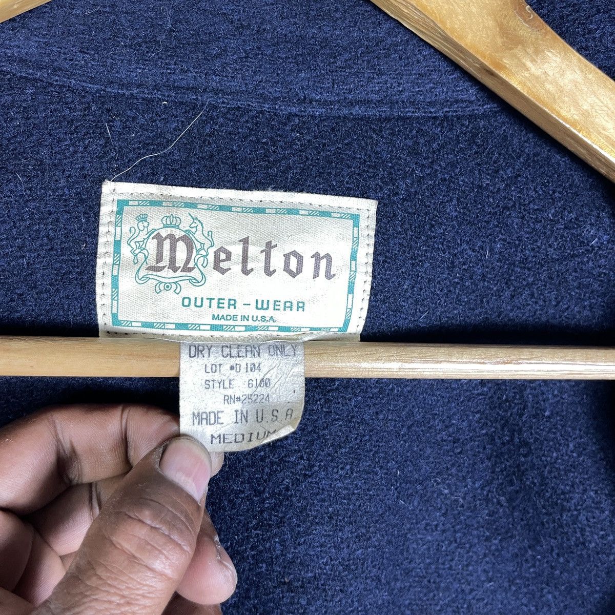 Vintage Vintage Melton Wool Flannel Jacket Size US M / EU 48-50 / 2 - 5 Thumbnail