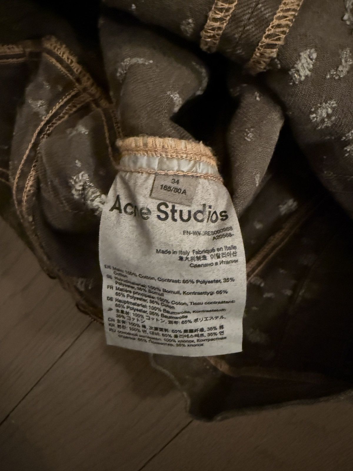 Acne Studios acne studios distressed denim dress Size S / US 4 / IT 40 - 4 Thumbnail