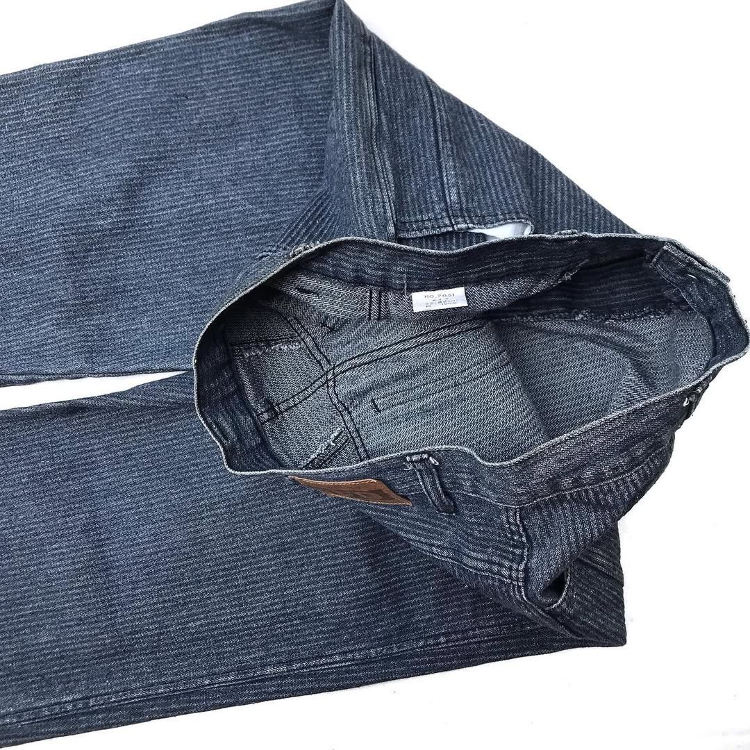 Denime × Japanese Brand Vintage 80s SFD Japan Japanese Brand Sanford Sanforized stra Size US 32 / EU 48 - 7 Thumbnail