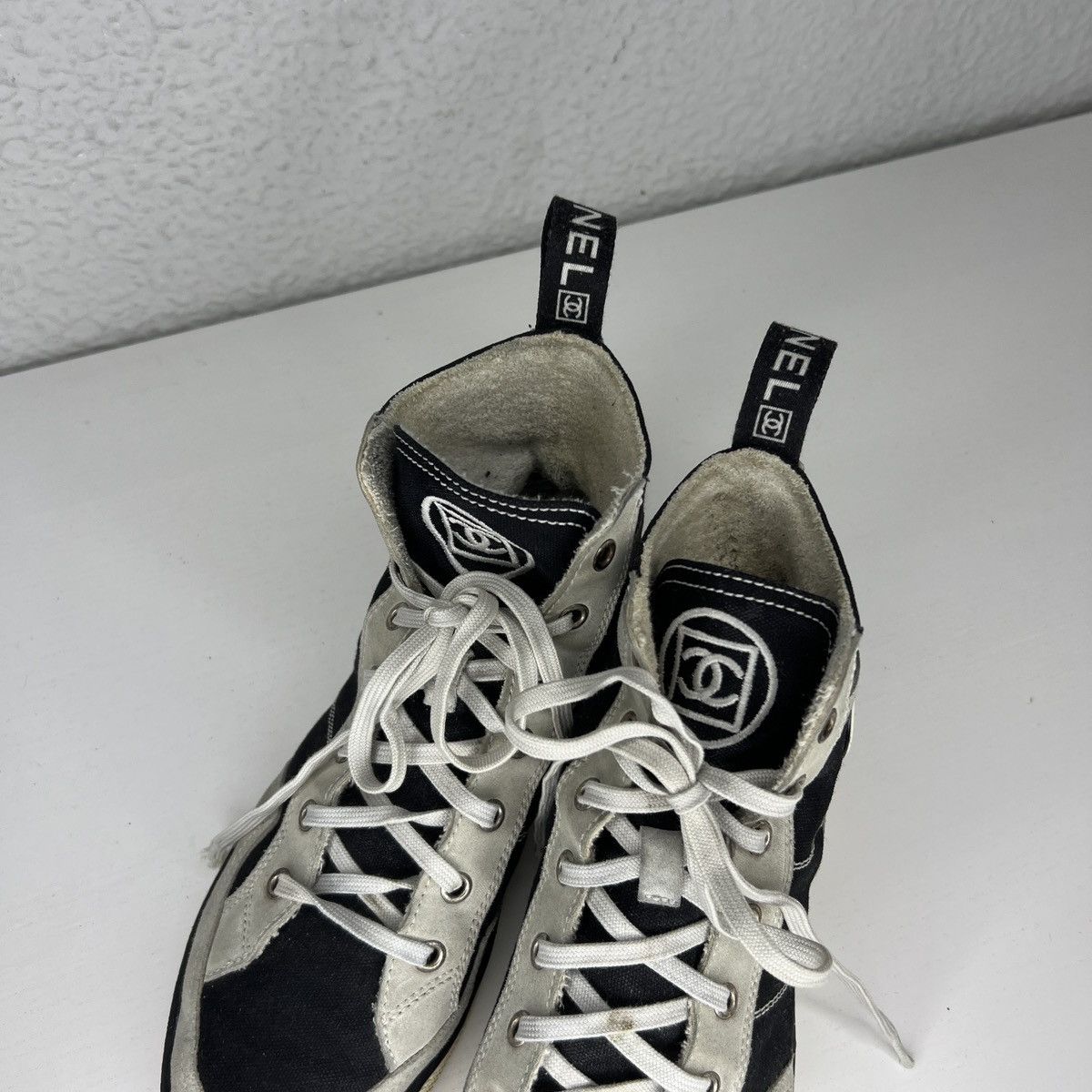 Chanel × Designer × Streetwear Chanel High-Top Sneakers