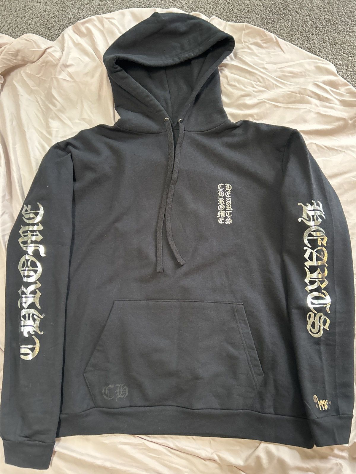 Chrome Hearts Chrome Hearts 1988 Foil Print Hoodie 100% Authentic XL Size US XL / EU 56 / 4 - 1 Thumbnail