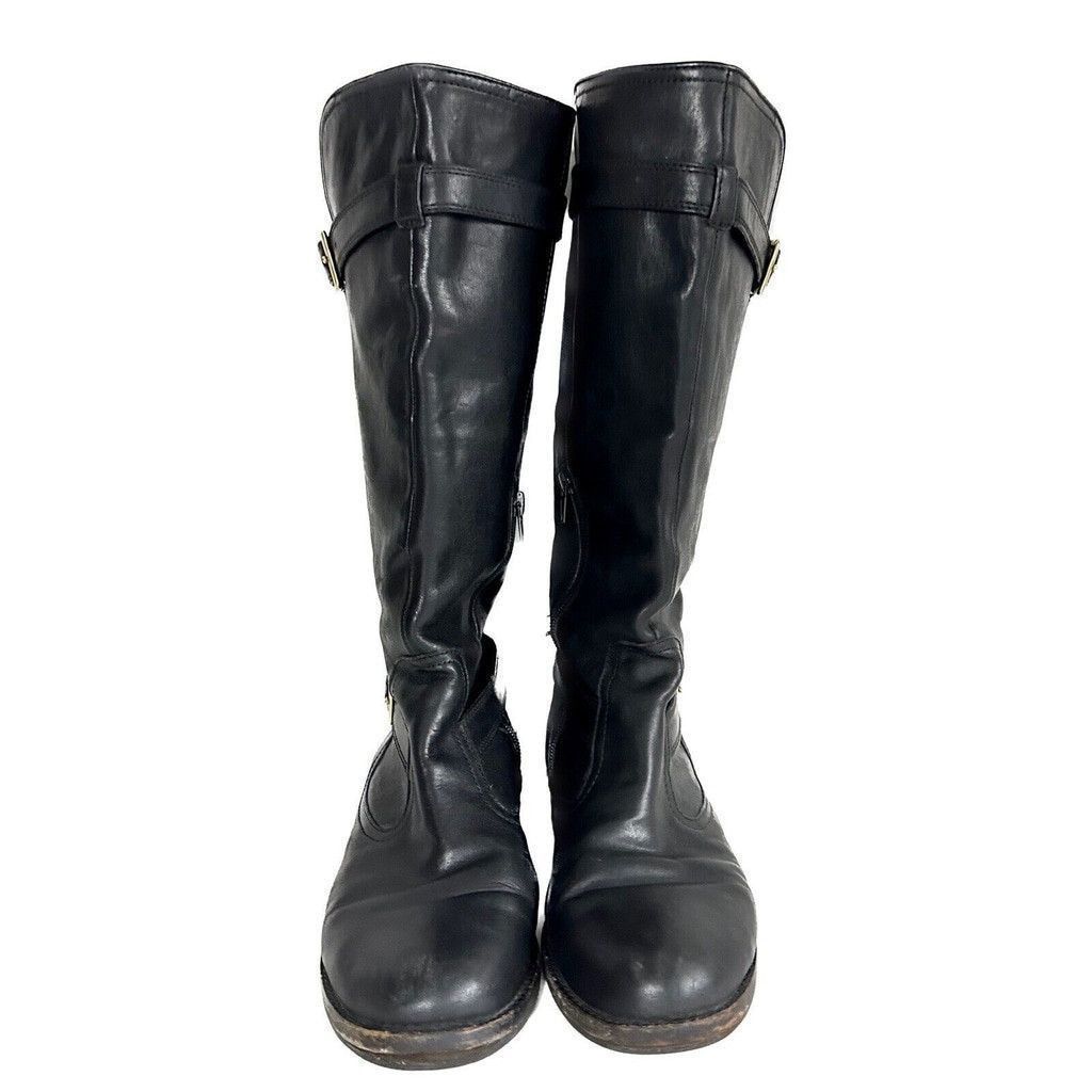 Coach Vintage Coach Whitney Black Leather Knee High Boots US 7.5B Size US 7.5 / IT 37.5 - 1 Thumbnail