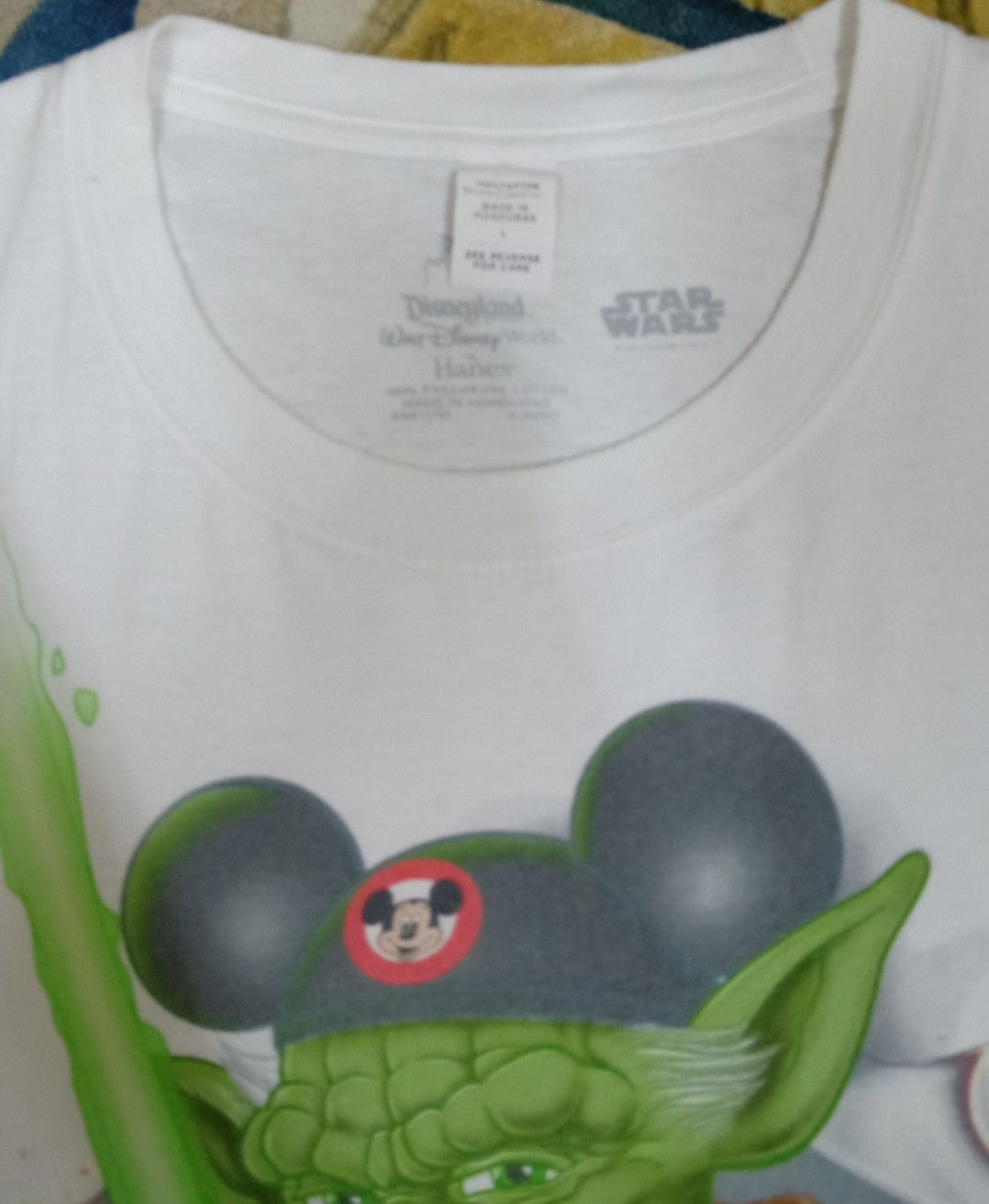 Cartoon Network × Disney × Star Wars Walt Disney World x Starwars : Yoda Mirror Print T-shirt Size US L / EU 52-54 / 3 - 10 Thumbnail