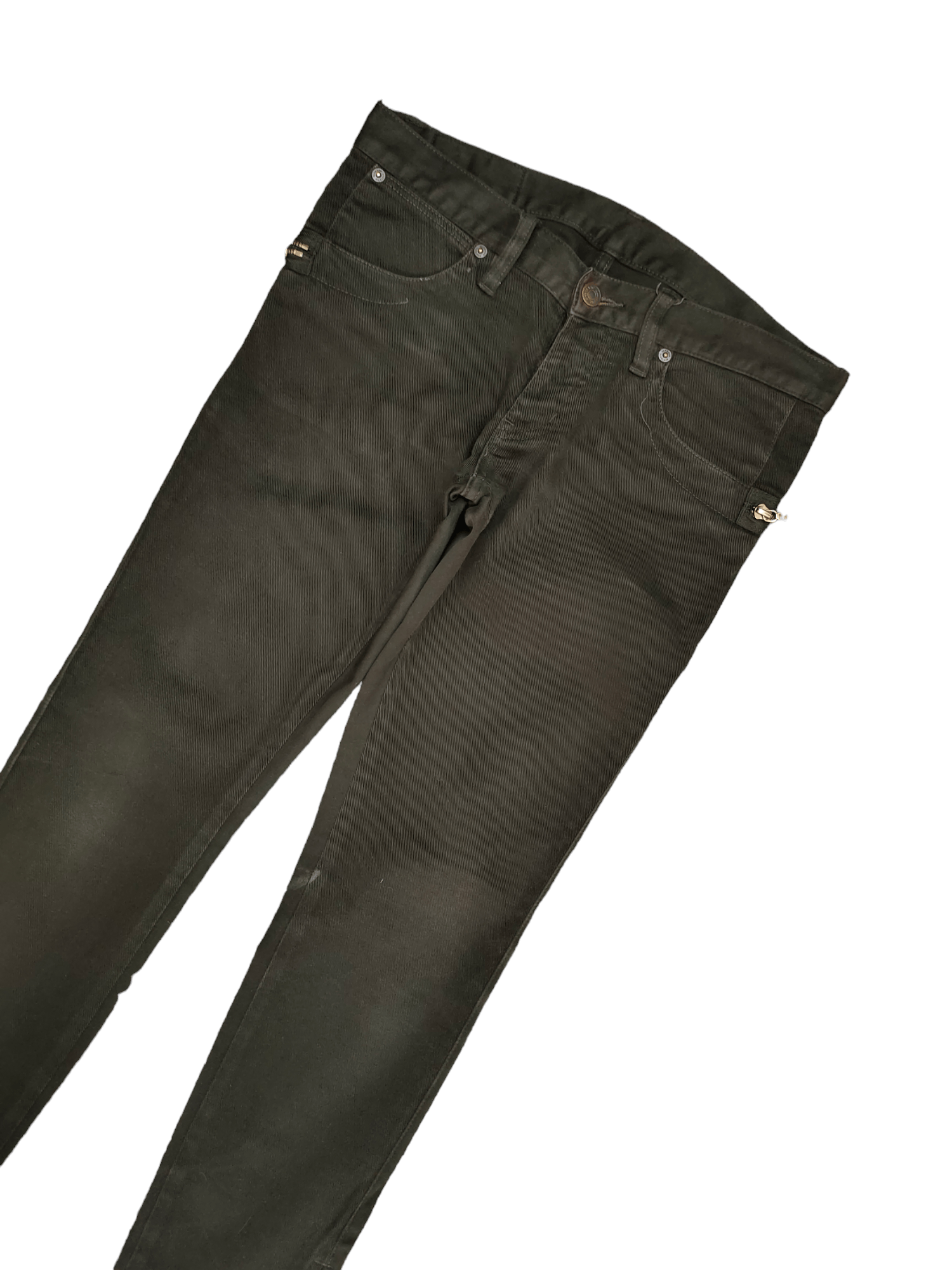 Hysteric Glamour × Vintage 1990s Hysteric Glamour Zipper Hem & Pocket Skinny Jeans Size US 30 / EU 46 - 5 Thumbnail