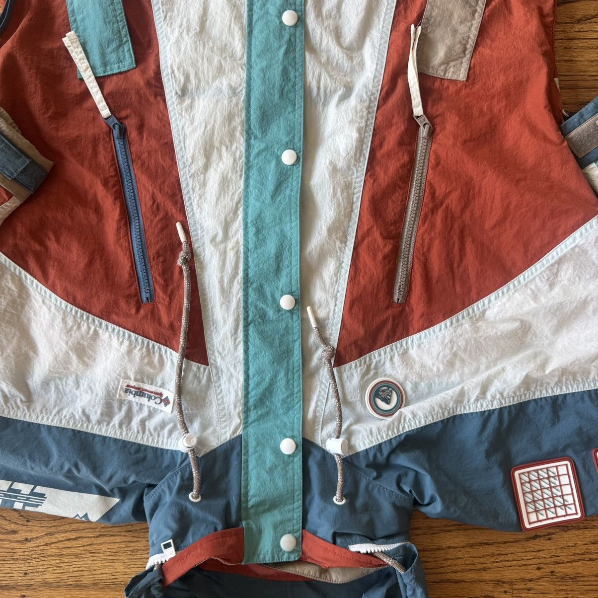 Men's Kith x Columbia Chuting II Jacket Teal Sz Medium SS22