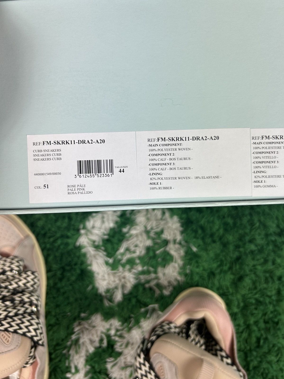 Lanvin Lanvin curb sneaker pink Size US 11 / EU 44 - 8 Thumbnail