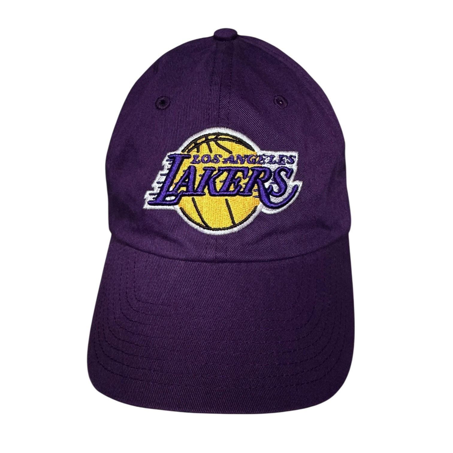 NBA LA Lakers NBA Basketball Purple Strapback Fan Favorite Hat Size ONE SIZE - 1 Thumbnail