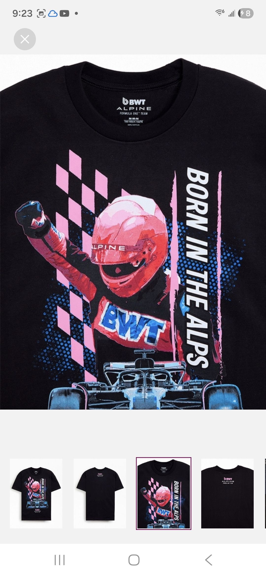 Formula 1 Flag Team Driver Formula One Team T-Shirt Size US M / EU 48-50 / 2 - 3 Thumbnail