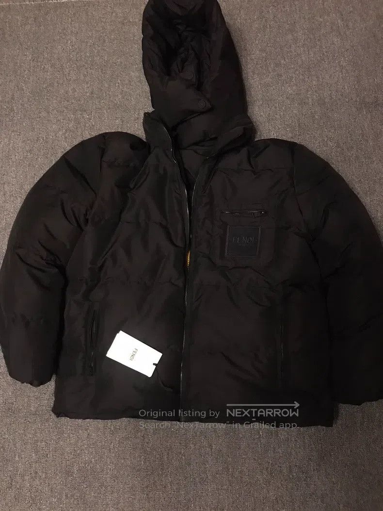 Fendi Fendi Puffer Jacket, Double-Sided Hooded Thick Bread Puffe Size US M / EU 48-50 / 2 - 3 Thumbnail