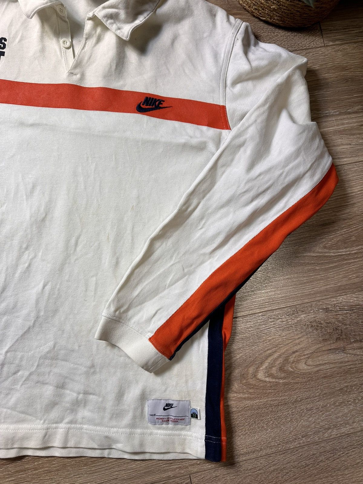 Nike NIKE Vintage Oregon 77 Rugby Shirt Long Sleeve Size US L / EU 52-54 / 3 - 2 Thumbnail