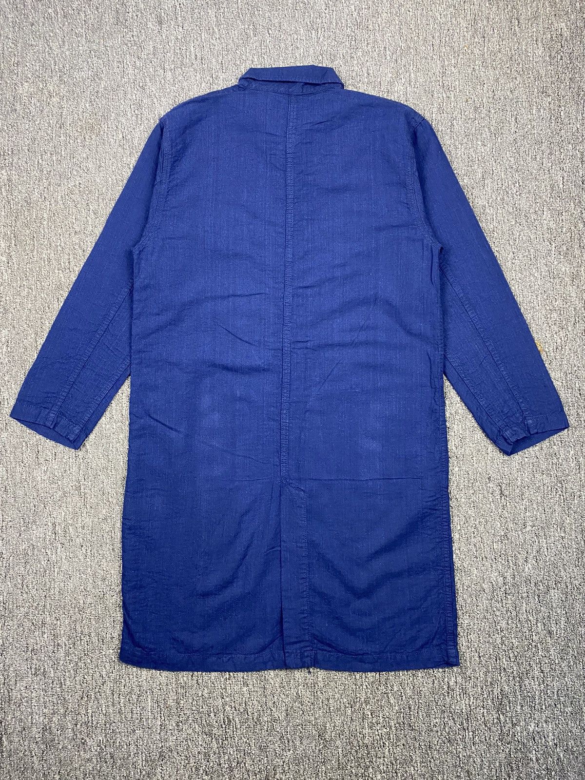Indigo × Japanese Brand × Uniqlo Uniqlo Linen Indigo Long Jacket Size S / US 4 / IT 40 - 9 Thumbnail