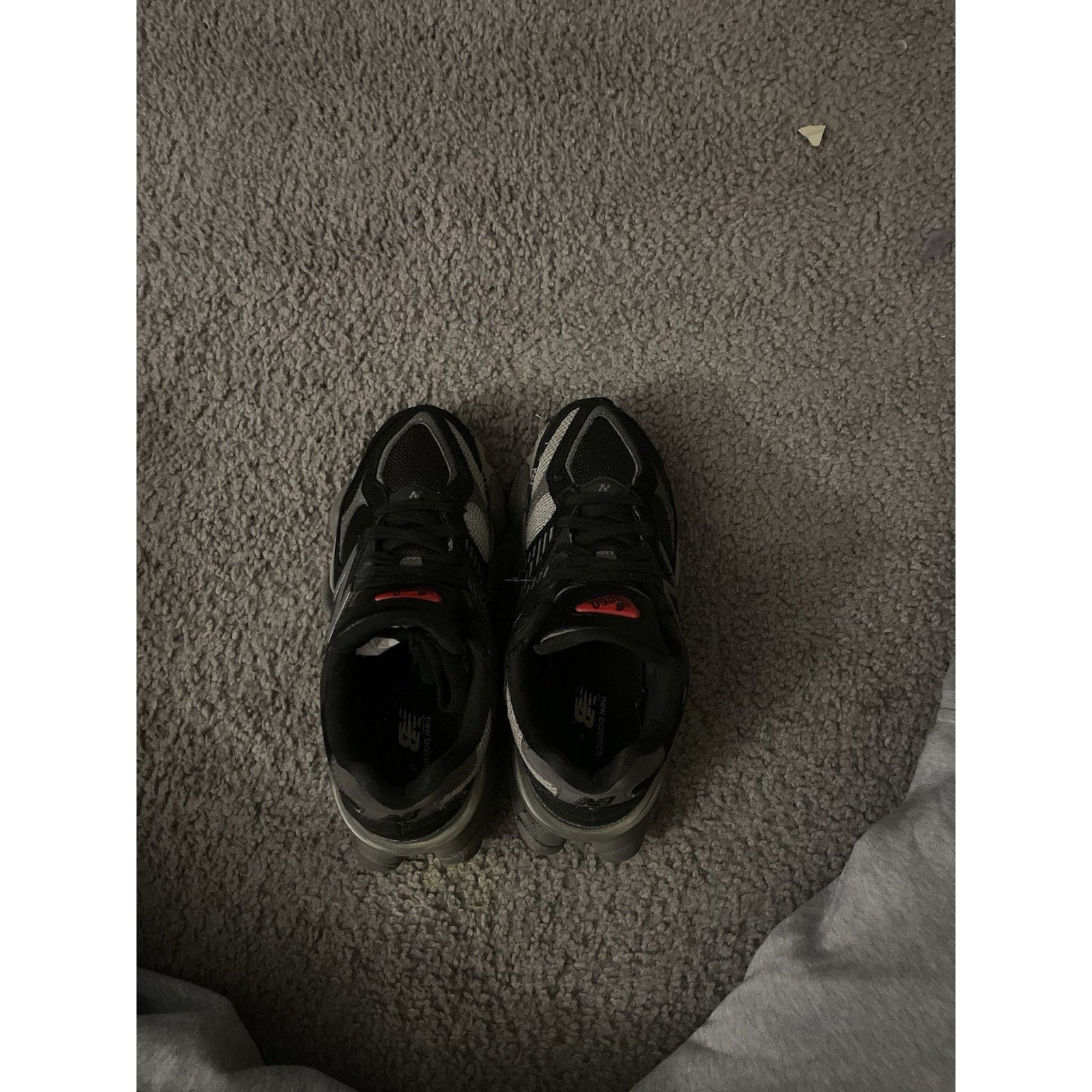 New Balance Size 4.5y-New Balance 9060 Black Castlerock Grey U9060BLK Size US 6 / IT 36 - 4 Thumbnail