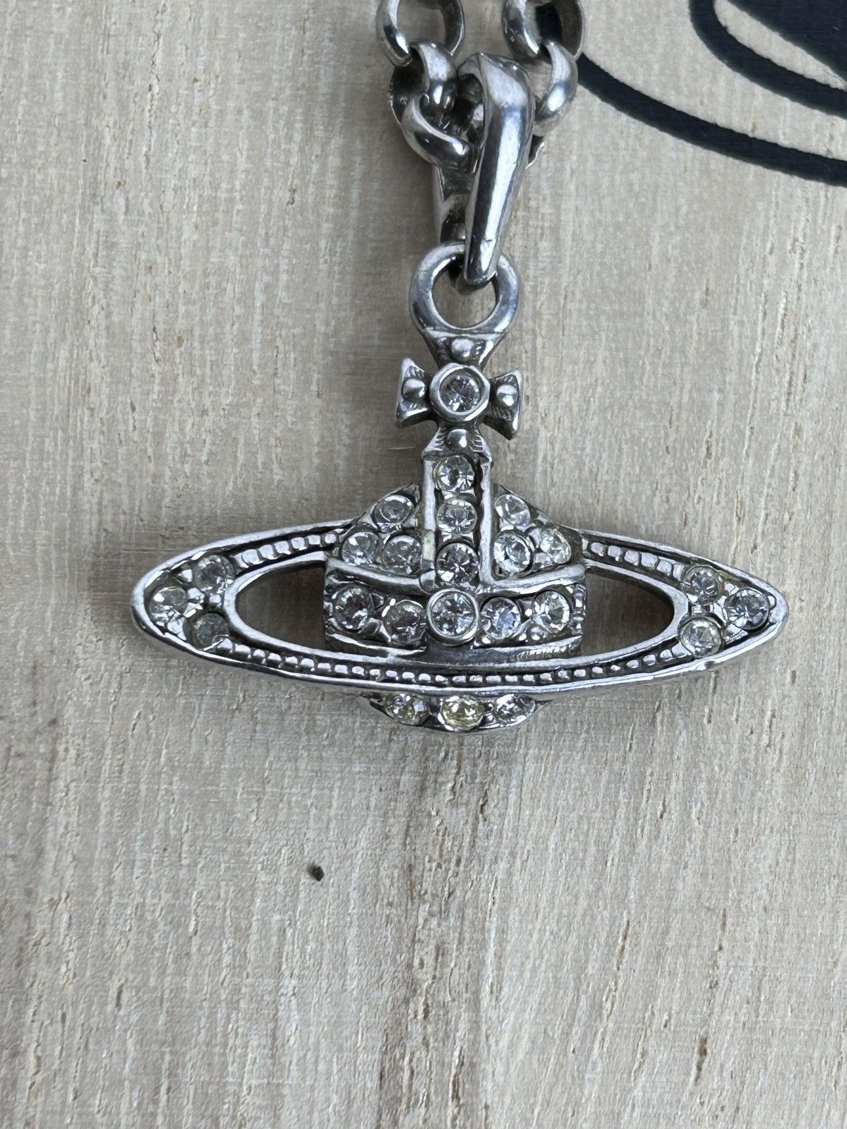 Vivienne Westwood Mini Bas Relief Pendant Silver | Grailed