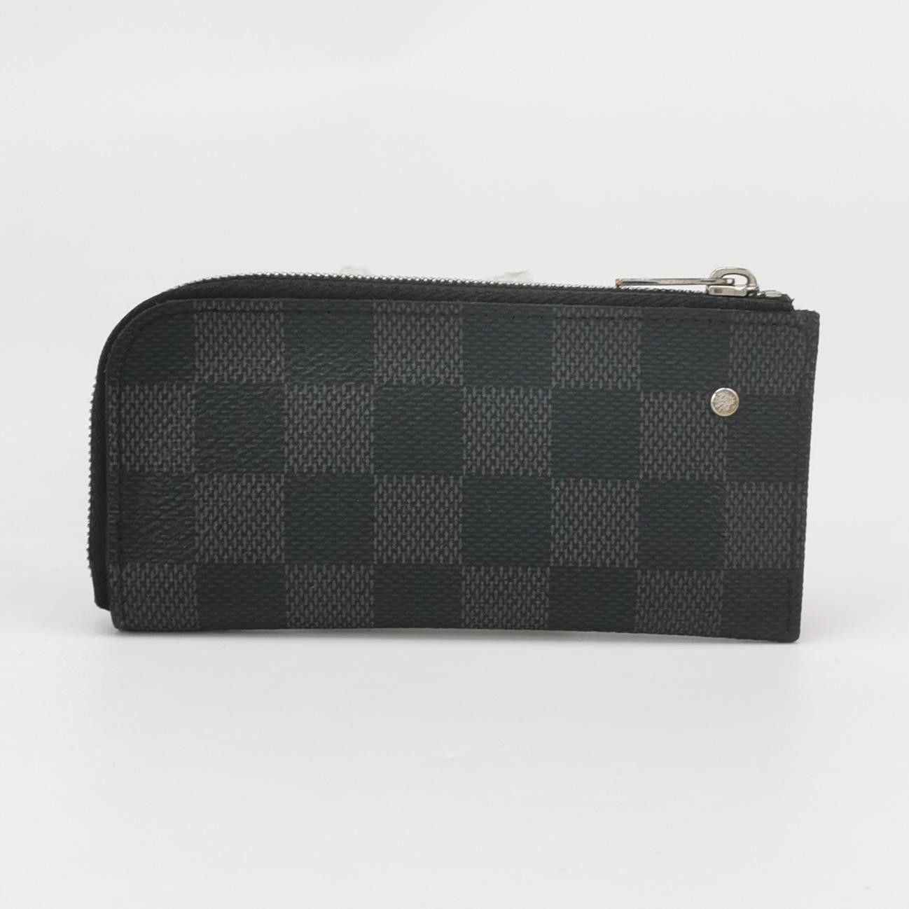 Louis Vuitton (LV) Checkerboard Zipper Card Holder Coin Pur