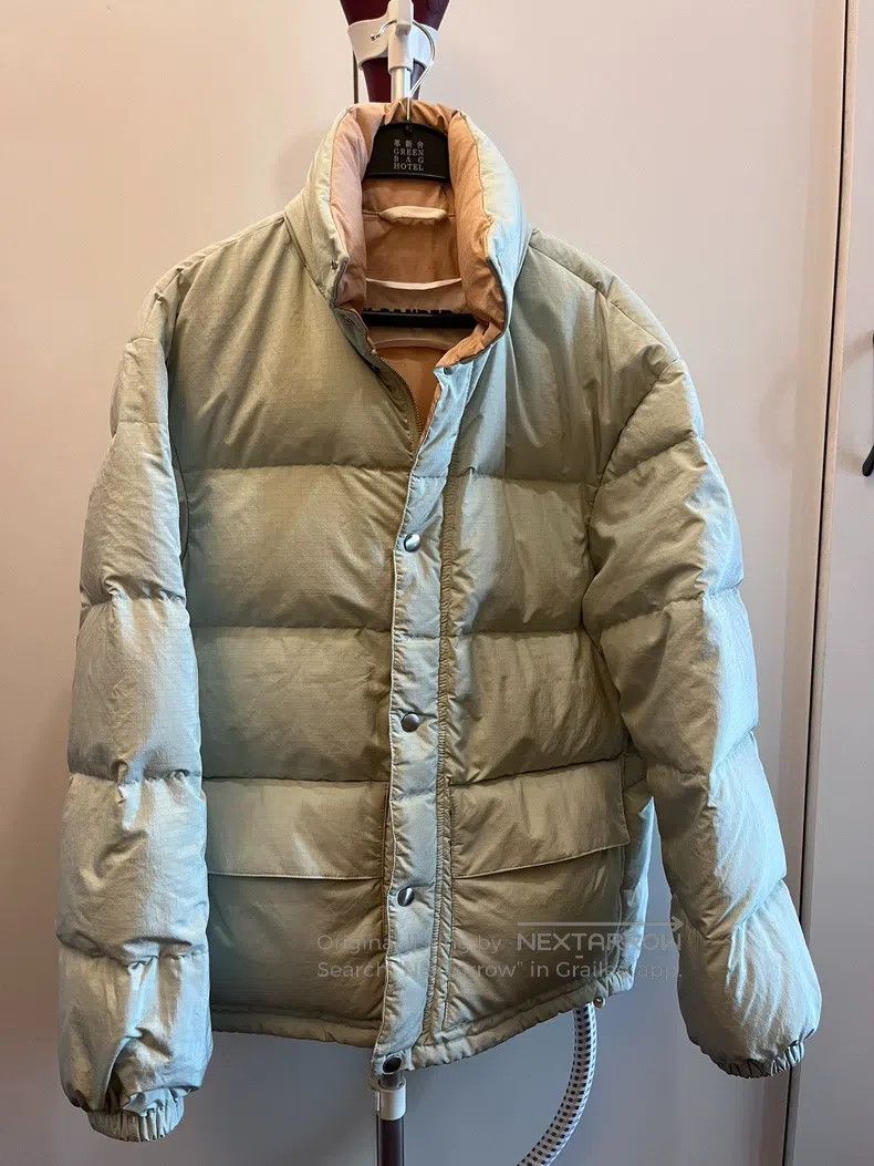 Jil Sander Jil Sander Green half high collar down jacket Size S / US 4 / IT 40 - 1 Thumbnail