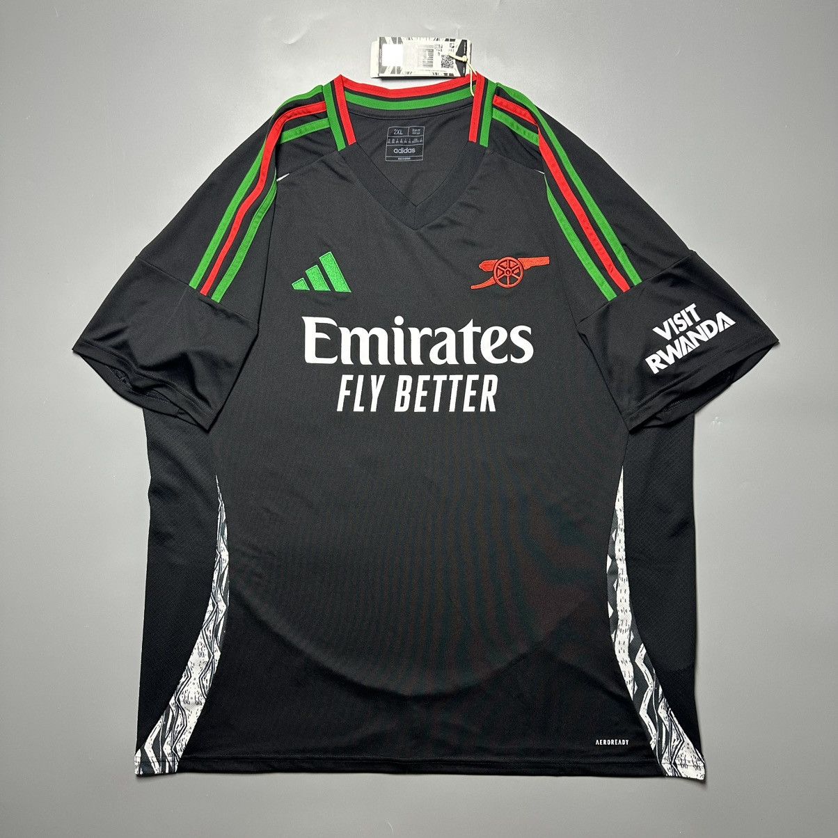 Adidas ARSENAL ADIDAS 2024/2025 FOOTBALL AWAY JERSEY #28 SALMON Size US XXL / EU 58 / 5 - 2 Thumbnail