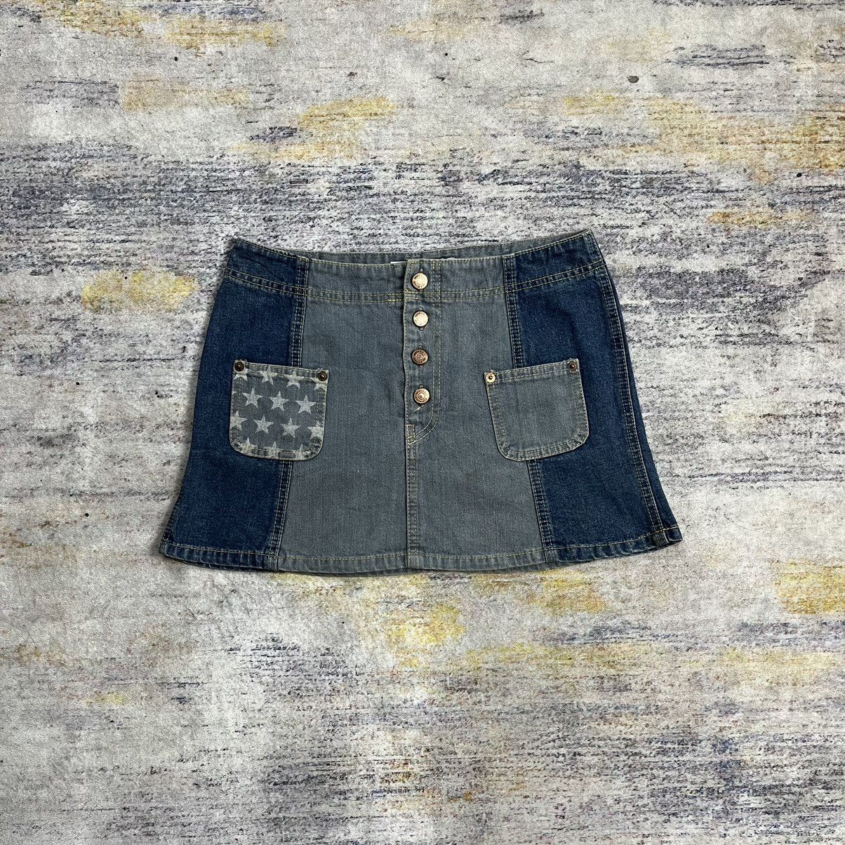 Hysteric Glamour × Japanese Brand × Le Grande Bleu (L.G.B.) Vintage y2k 90s Hysteric Glamour star mini skirt Size 28" / US 6 / IT 42 - 1 Thumbnail
