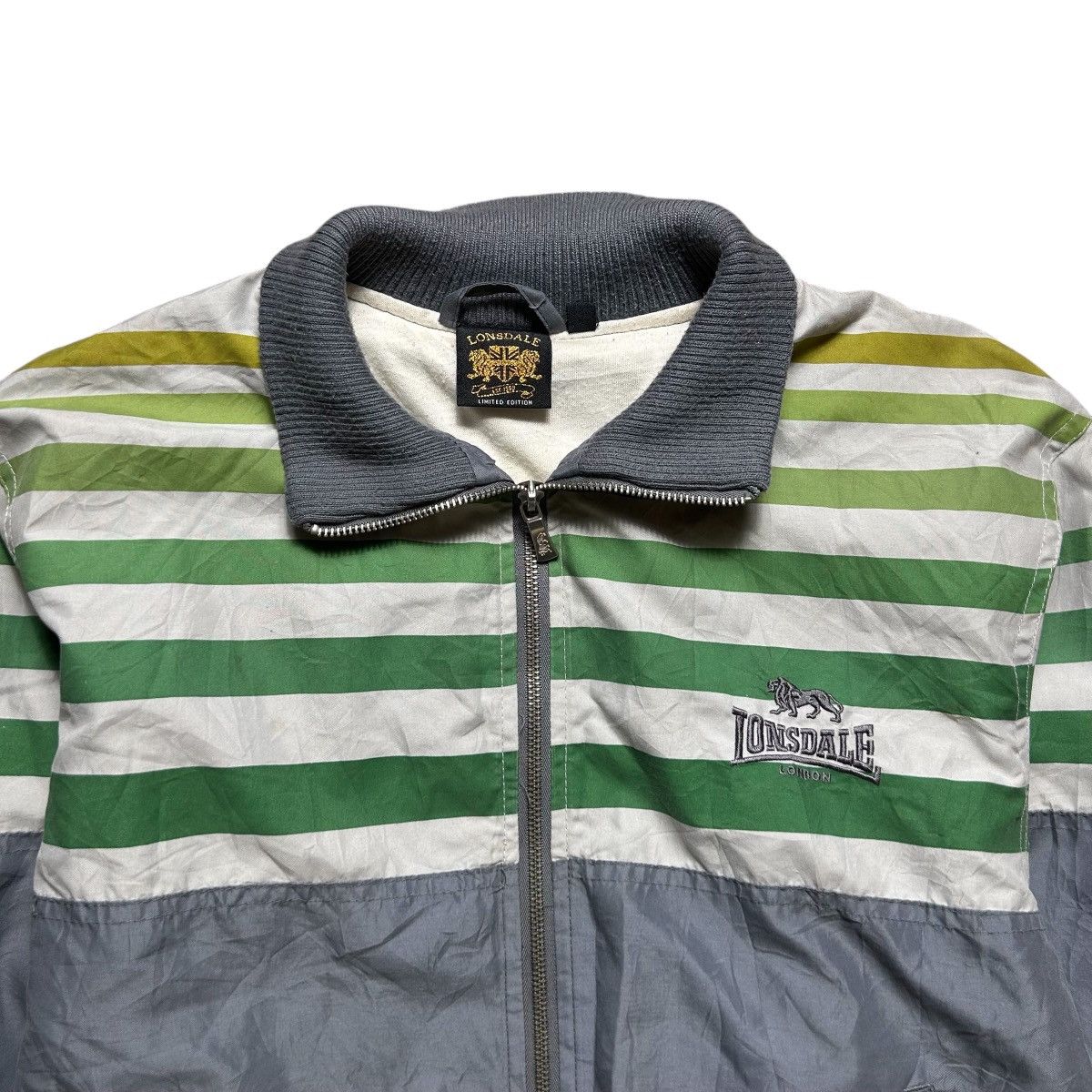 Lonsdale Vintage Y2K Lonsdale Zipper Jacket Size M / US 6-8 / IT 42-44 - 2 Thumbnail