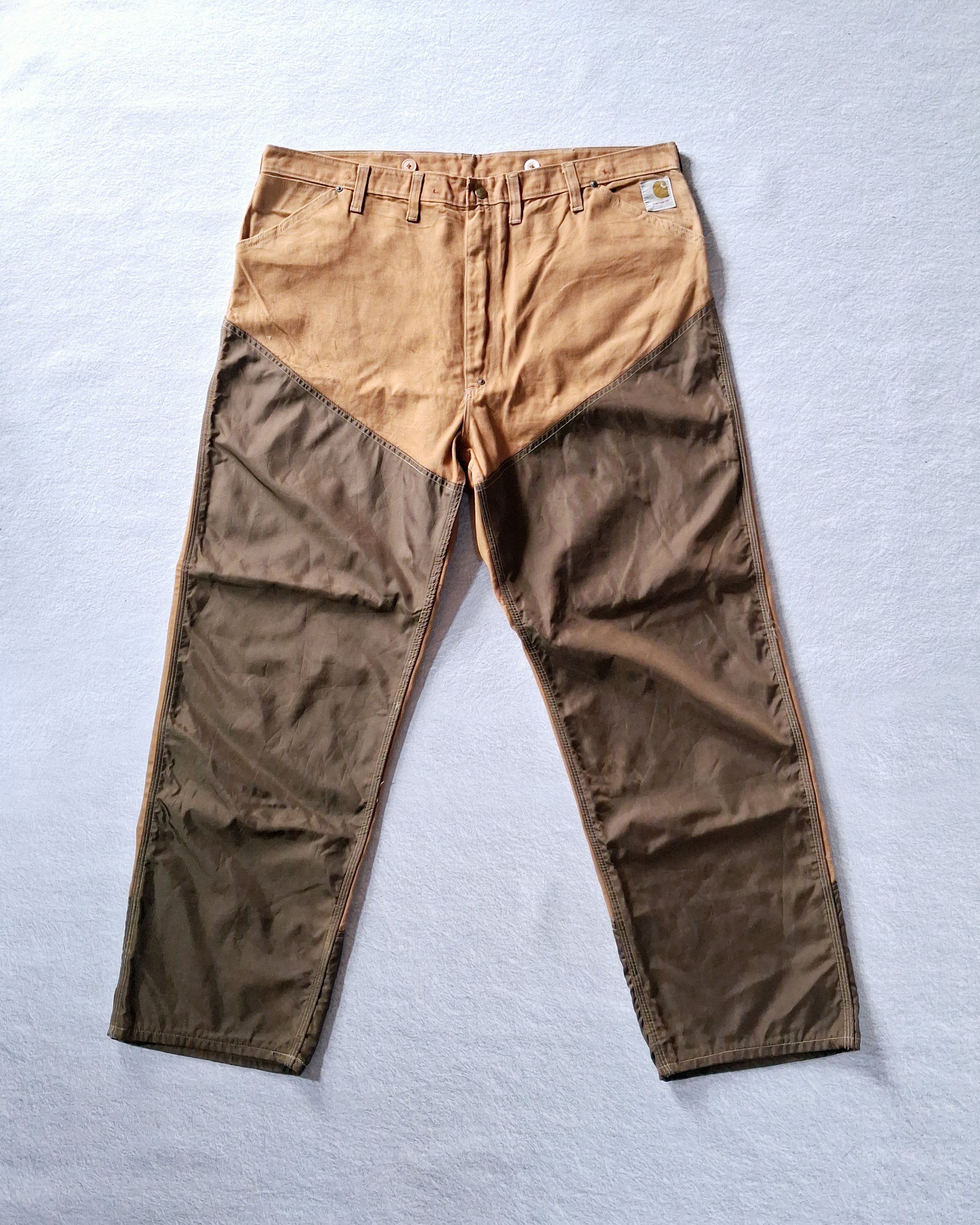 Carhartt CARHARTT TALON ZIP DOUBLE KNEE PANTS UNION MADE IN USA Size US 41 - 1 Thumbnail