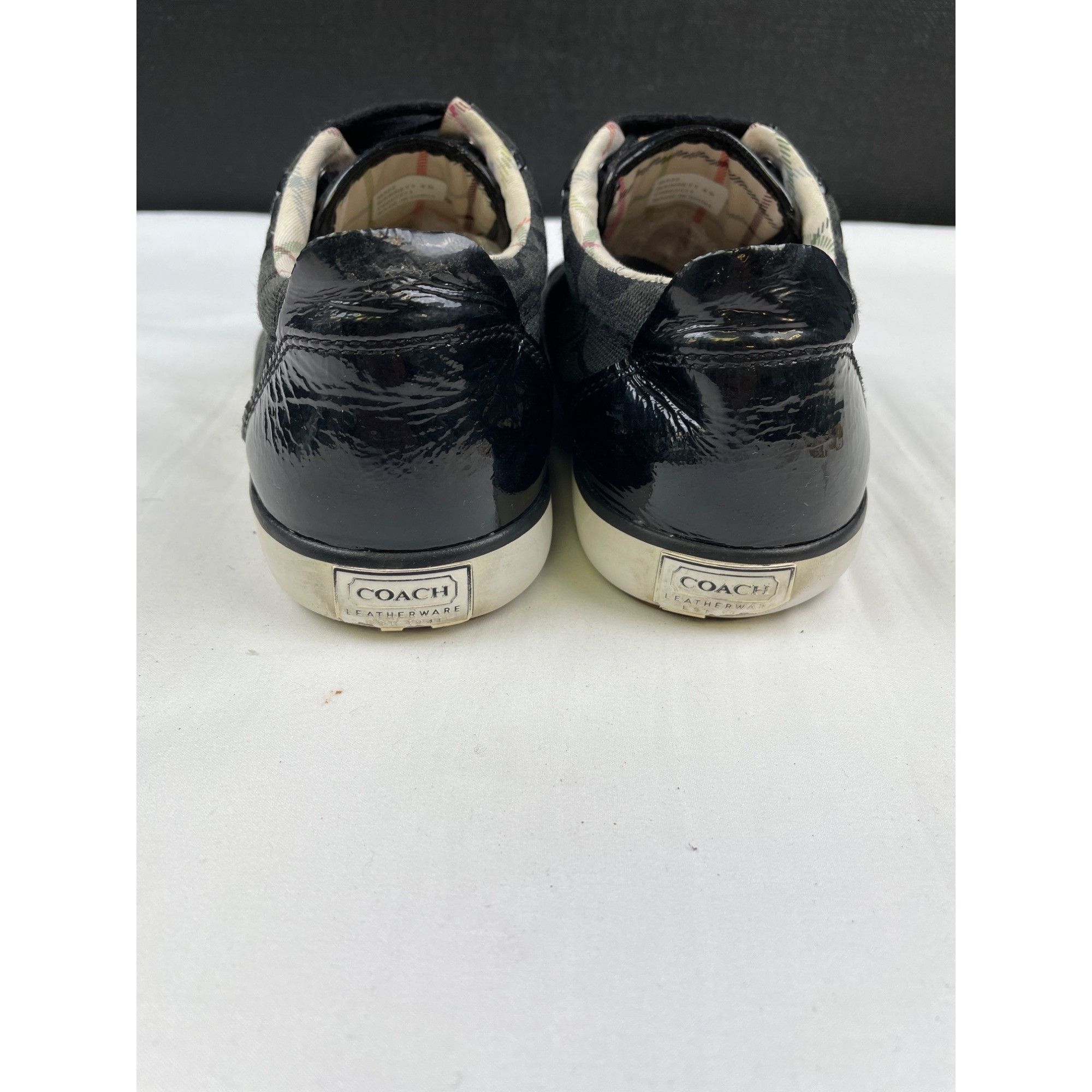 Coach Coach Barrett Women's Black Canvas Shoes/Sneakers Size 8B SK Size US 8 / IT 38 - 5 Thumbnail