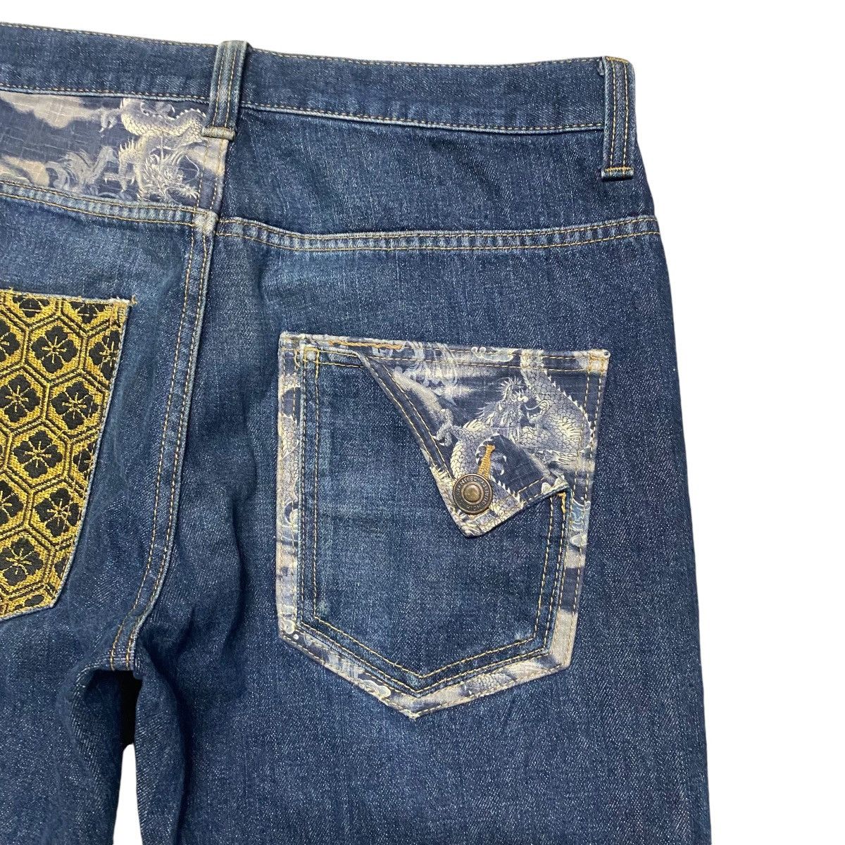 Karakuri Tamashii Karakuri Tamashii Style Denim Dragon Jeans Size US 33 - 13 Thumbnail