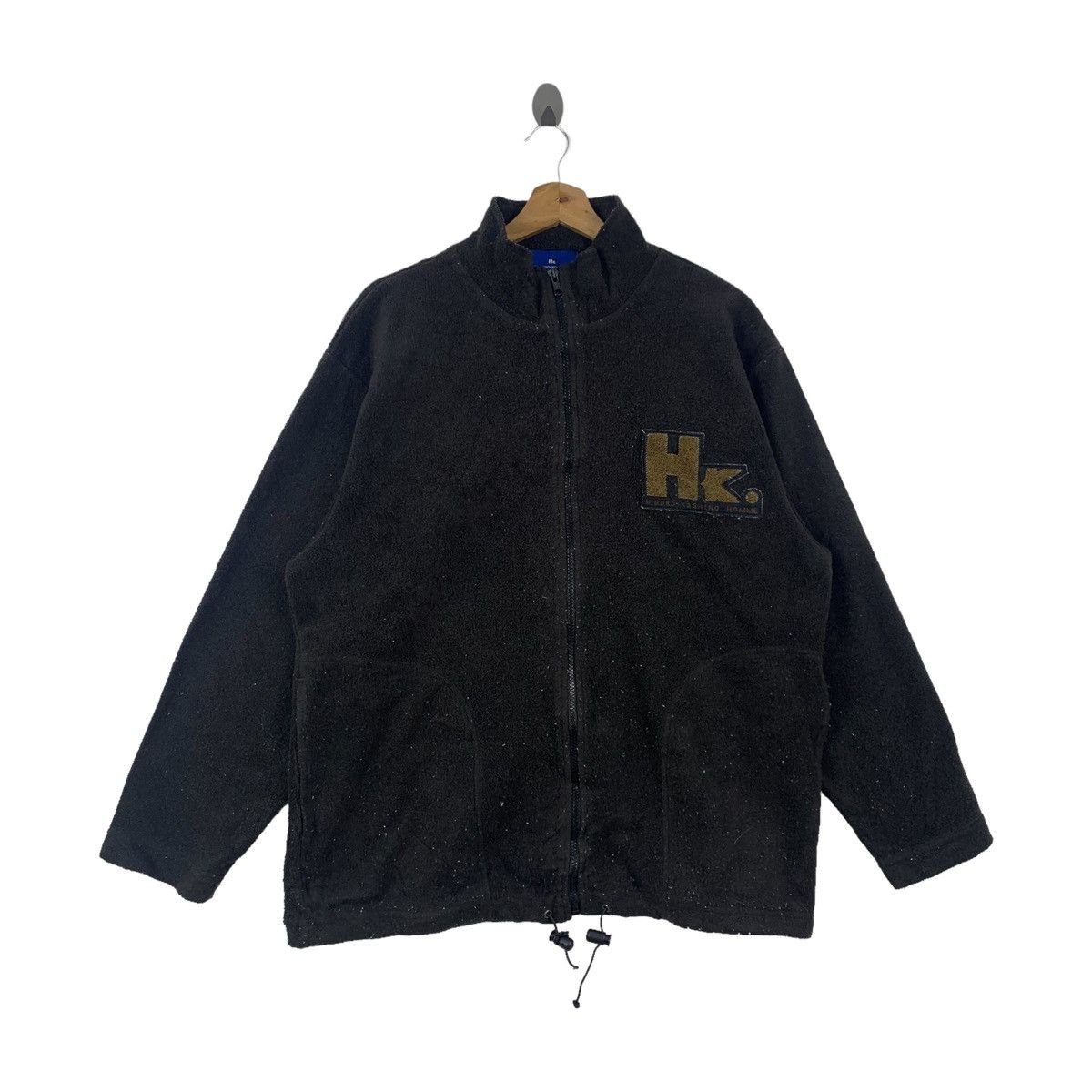 Vintage HIROKO KOSHINO Homme Japanese Fleece Zipper Sweater