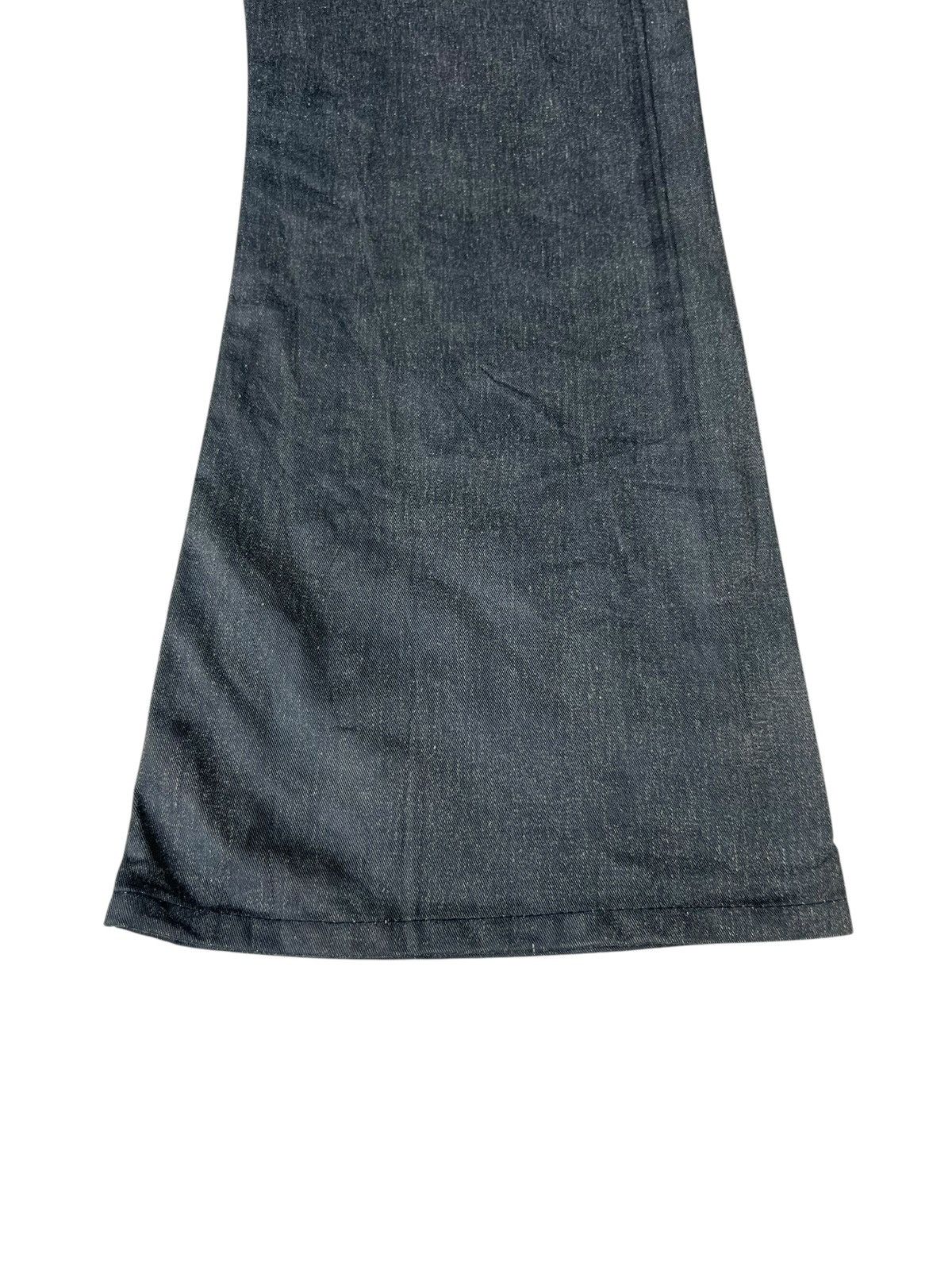 Edwin Vintage Y2K Edwin 503SS4 Waxed Denim Flare Westerner Jeans Size US 33 - 19 Thumbnail