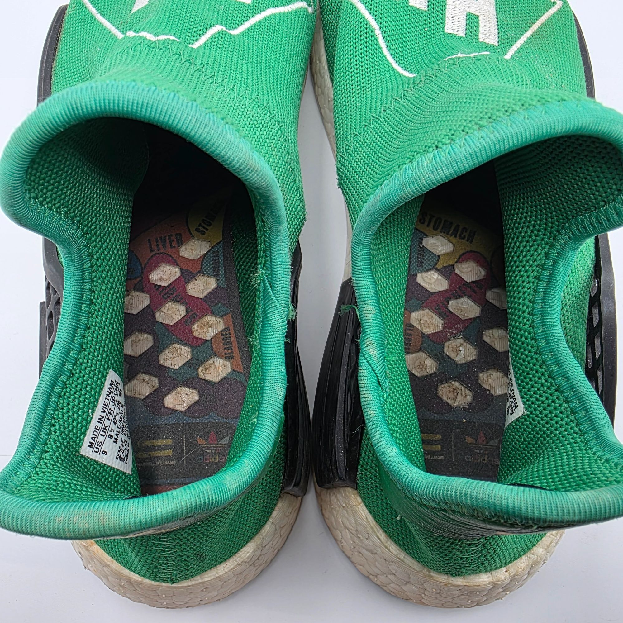 Adidas × Pharrell Adidas Pharrell x NMD Human Race Green Mens Size 9 Sneaker S Size US 9 / EU 42 - 6 Thumbnail