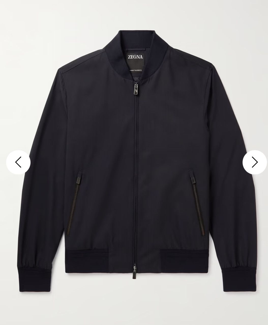 Ermenegildo Zegna Ermenegildo Zegna Luxe Navy Bomber Jacket - Size 48R Size US M / EU 48-50 / 2 - 3 Thumbnail